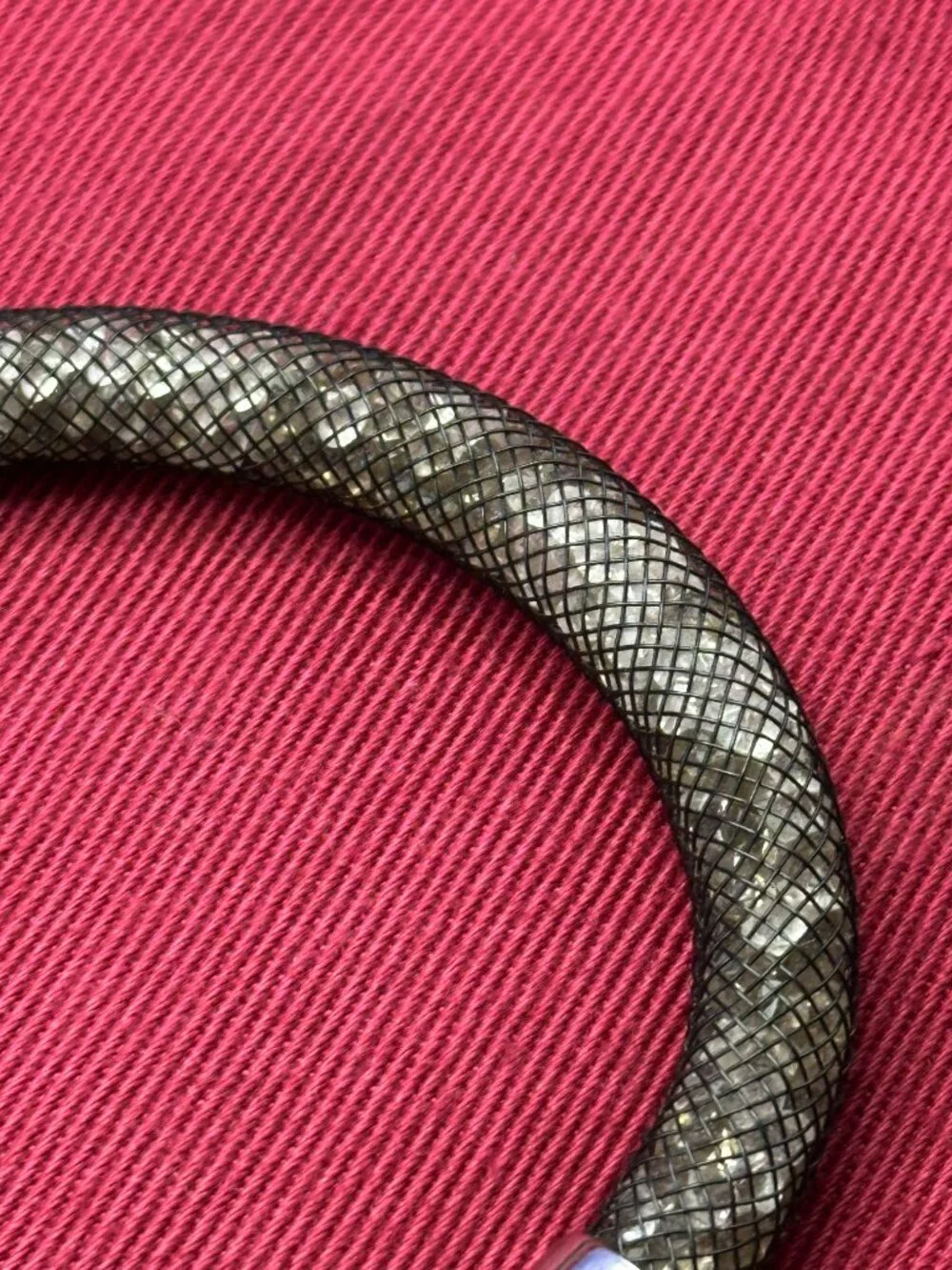 Swarovski Stardust Black Crystal Mesh Bracelet